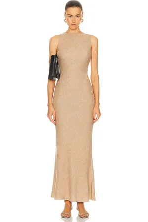 GABRIELA HEARST Seren Dress in - Tan. Size 42 (also in ).