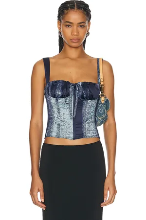 Miaou Agnes Corset in - Blue. Size L (also in ).