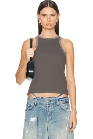 Acne Studios Basic Tank Top in - Grey. Size XS (also in ).
