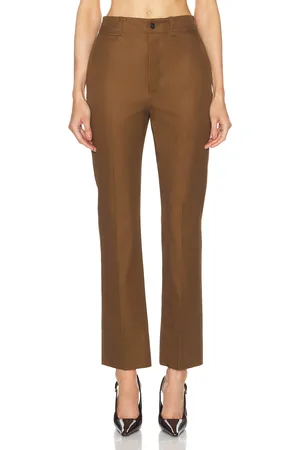 Saint Laurent Bootcut Pant in - Brown. Size 40 (also in 42).