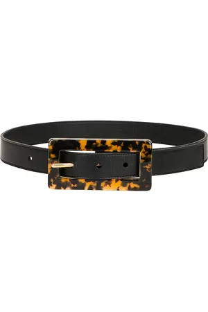 Saint Laurent Leather Belt in - Brown. Size 75 (also in 80).