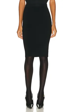 Saint Laurent Jersey Skirt in - Black. Size L (also in S, XL).