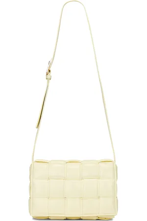 Bottega Veneta Padded Cassette Crossbody Bag in - Cream. Size all.