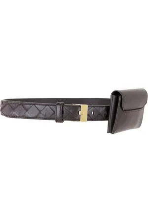 Bottega Veneta Pocket Belt in - Chocolate. Size 65 (also in 70, 75, 80).