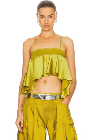 The Attico Ruffle Top in - . Size 44 (also in ).