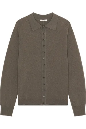 The Row Sinclair Top in Grey Green in - Taupe. Size S (also in ).
