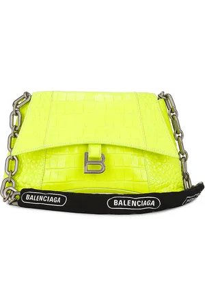 Balenciaga Small Downtown Shoulder Bag in - Yellow. Size all.