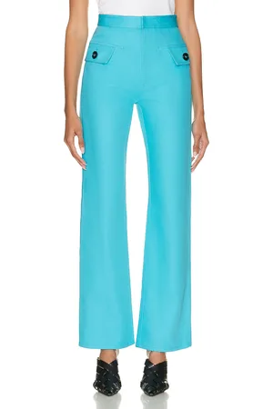 Bottega Veneta Double Pocket Trouser in - Teal. Size 38 (also in ).