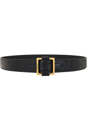 Saint Laurent Square Belt in - Black. Size 90 (also in ).