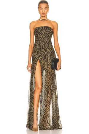 Retrofete Nicole Dress in - Olive. Size L (also in XS, S).