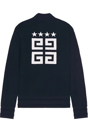 Givenchy Knitted Varsity Jacket in - Blue. Size M (also in XL/1X).