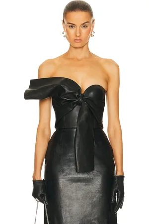 Alexander McQueen Draped Knot Bustier Top in - . Size 36 (also in ).