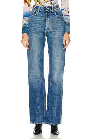 Paco rabanne Wide Leg Pant in - Denim-Medium. Size 24 (also in 29).