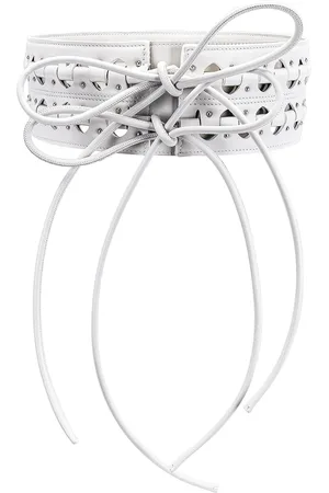 Alaïa Hinge Belt in - White. Size 75 (also in ).