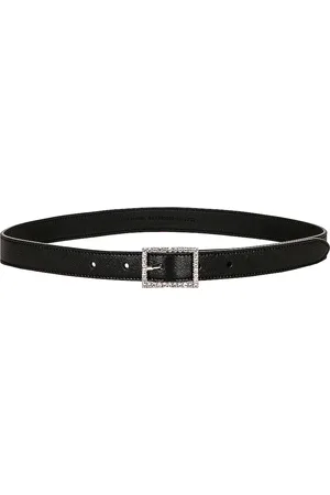 Saint Laurent Strass Belt in - Black. Size 85 (also in 90).