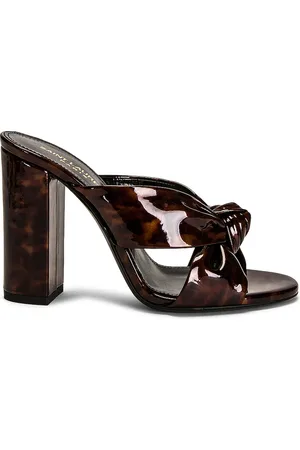 Saint Laurent Loulou 100 Mule Sandals in - Brown. Size 36 (also in 36.5, 37).