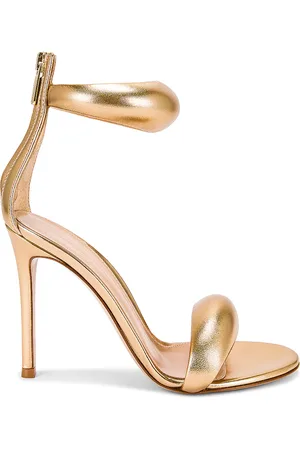 Gianvito Rossi Bijoux Heels in - Metallic Gold. Size 34 (also in 34.5, 35, 36.5).