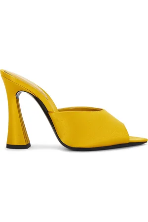 Saint Laurent Suite Mule Sandal in - Yellow. Size 36 (also in 36.5, 37.5, 38, 38.5, 40).
