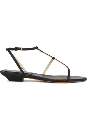 Khaite Jones T-strap Flat Sandal in - . Size 41 (also in ).