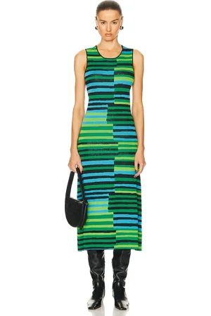 SIMON MILLER Sleeveless Axon Dress in - Green. Size XS (also in ).
