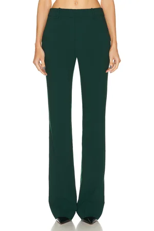 GRLFRND The Suit Trouser in - Green. Size L (also in M, XS).