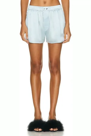 Alexander Wang Boxer Short W/ Tulle Cut Out Back Panel in - Navy. Size M (also in ).