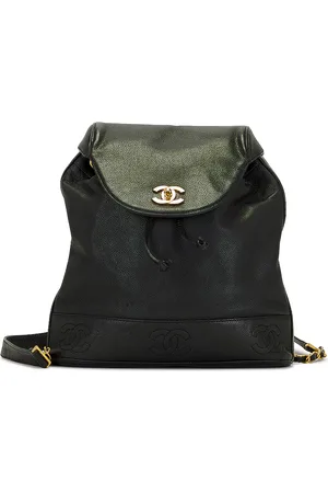 CHANEL Caviar Vintage Triple CC Backpack in - . Size all.