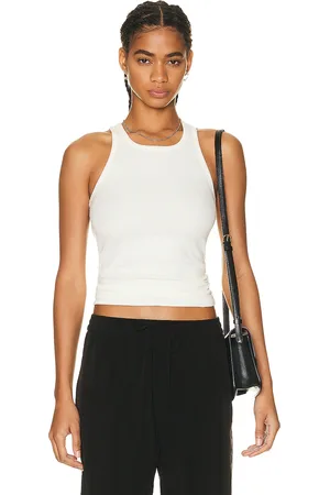 ÉTERNE High Neck Fitted Tank Top in - . Size L (also in M, S, XL, XS).