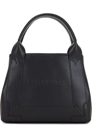 Balenciaga Xs Navy Cabas Bag in - . Size all.