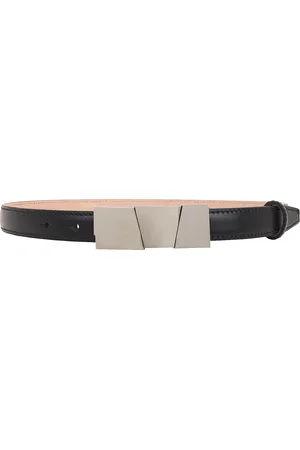Khaite Axel Belt in - Black. Size 70 (also in 75, 80, 85, 90).