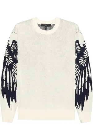 RAG&BONE Eagle Crew Sweater in - White. Size S (also in ).