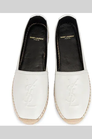 Saint Laurent Espadrille Flats in - White. Size 41 (also in 42).