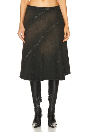 Miaou Gaudi Skirt in - Denim-Dark. Size XS (also in ).