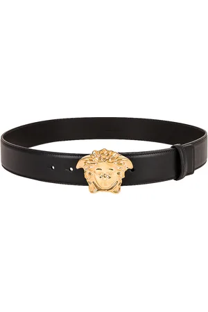 VERSACE Medusa Belt in - Black. Size 80 (also in 90).