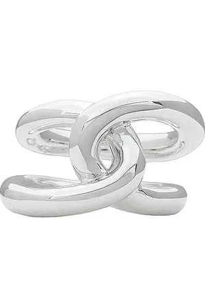 LIÉ STUDIO The Agnes Ring in - Metallic Silver. Size 48 (also in 50).