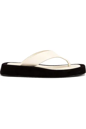 The Row Ginza Thong Sandals in - Cream. Size 36 (also in 40, 41).
