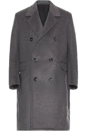 Bottega Veneta Curved Sleeves Long Coat in - Charcoal. Size 50 (also in ).