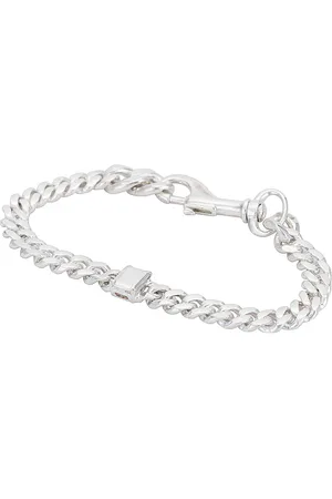 Martine Ali 925 Stone Thin Link Bracelet in - Metallic . Size 7.5in (also in 8.5in).