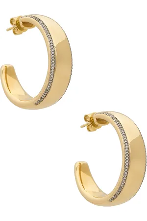 Siena Jewelry Hoop Earring in - Metallic Gold. Size all.