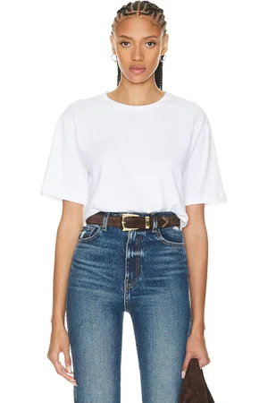 Khaite Mae Short Sleeve Tee in - Army. Size XL (also in XS).