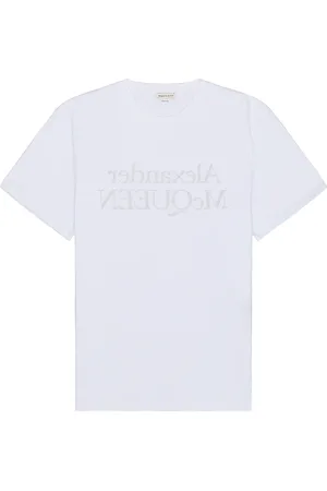 Alexander McQueen Short Sleeve T-Shirt in - White. Size M (also in ).