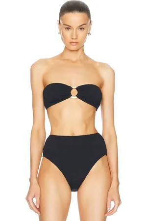 Bond Eye By Georgia Fowler Ring Tie Back Blake Bikini Bottom in - Black. Size all.