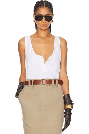 Saint Laurent Tank Top in - White. Size 36 (also in 38, 40).