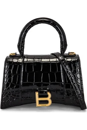 Balenciaga XS Hourglass Top Handle Bag in - . Size all.