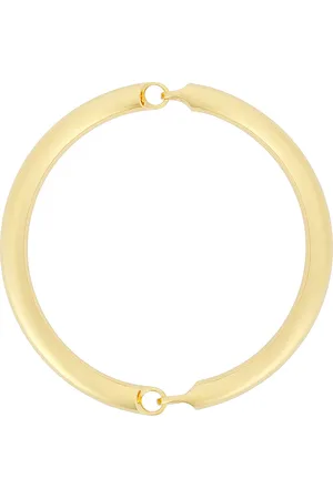 Saint Laurent Smooth Tube Necklace in - Metallic . Size all.