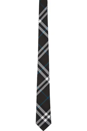 Burberry Check Tie in - Metallic Bronze. Size all.