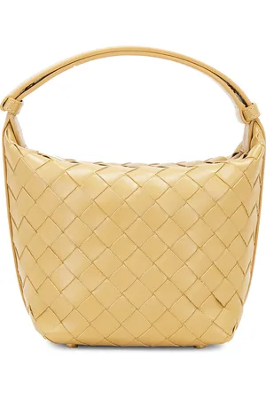 Bottega Veneta Micro Wallace Bag in - Tan. Size all.