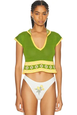 BODE Wellfleet Jacquard Top in - . Size M (also in ).