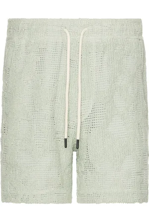 Oas Galbanum Crochet Short in - Green. Size L (also in M, S, XL/1X).
