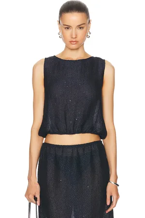 Leset Stella Bateau Blouson in - Navy. Size L (also in ).